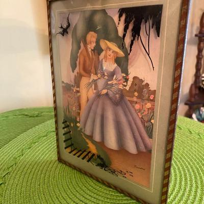 Victorian Morris and Bendien Sandre Art Couples Courting Bouquet
