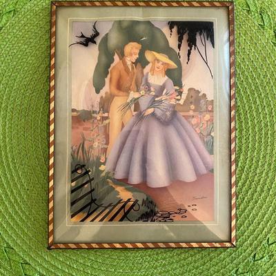 Victorian Morris and Bendien Sandre Art Couples Courting Bouquet