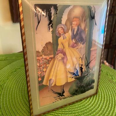 Victorian Morris and Bendien Sandre Art Couples Courting Fountain