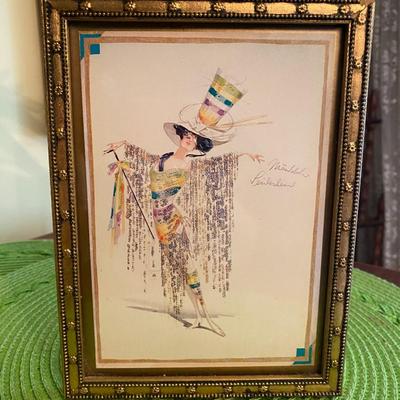 Turnowsky's Art Cabaret Striped Dress / Costume with Striped Top Hat