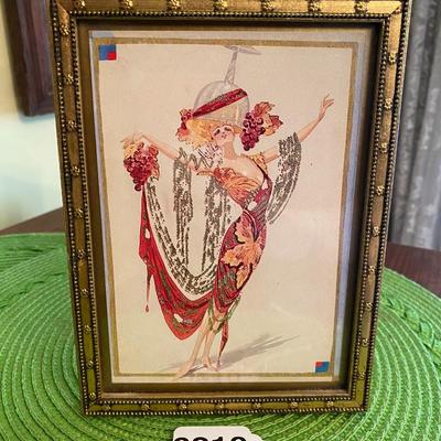 Turnowsky's Art Caberet Red Wine Dress / Costume with Wine Glass Headdress