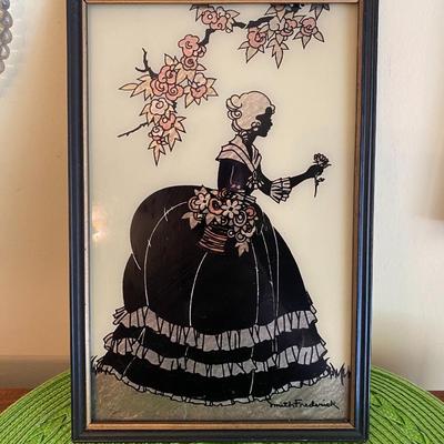 Vintage Victorian Butterfly Wing Glass by Smith Frederick