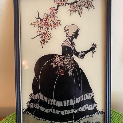 Vintage Victorian Butterfly Wing Glass by Smith Frederick