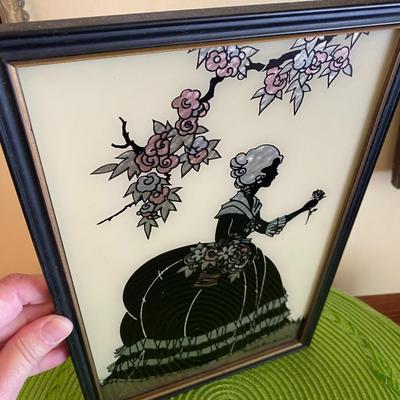 Vintage Victorian Butterfly Wing Glass by Smith Frederick