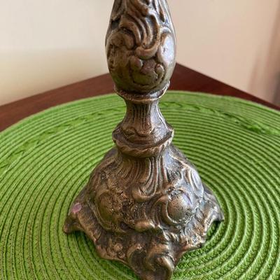 Victorian 5 Arm Ornate Brass Candelabra