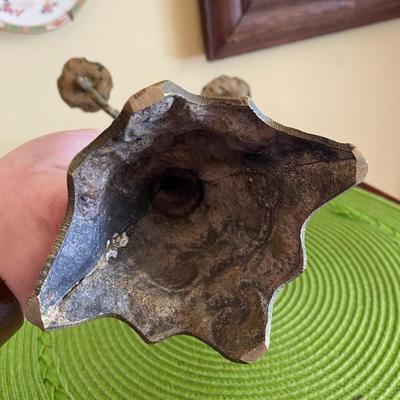 Victorian 5 Arm Ornate Brass Candelabra