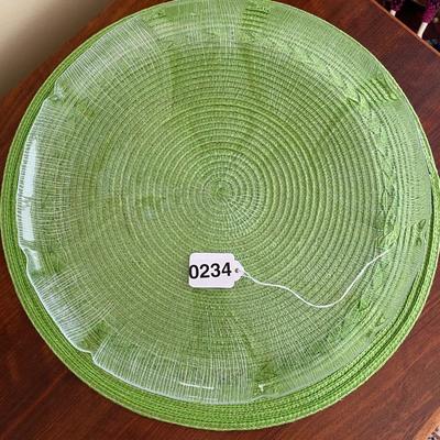 Clear Glass Refined Fleur Torte Platter by Arcoroc 