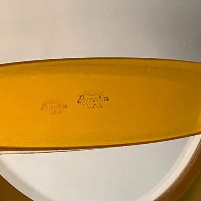 Victorian Green Pearlized Celluloid 4 Piece Vanity Set by Dupont Pyralin