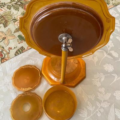 Victorian Celluloid / Bakelite 3 Piece Vanity Set