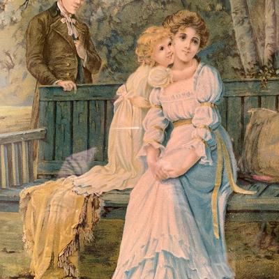 Lovely Victorian Framed Print by Sydney (Percy) Kendrick