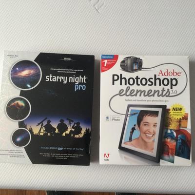 1170 Mac Computer Software Lot Starry Night Pro & Adobe Photoshop Elements