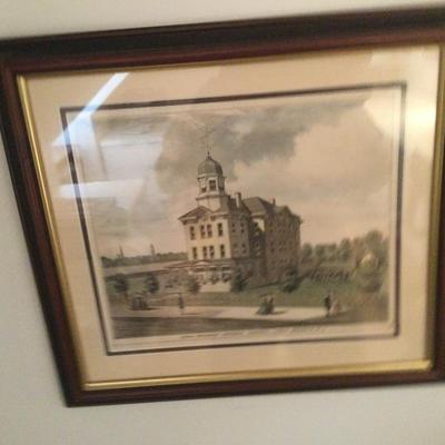 1172 Long Branch & Harpers Weekly Framed Art Lot