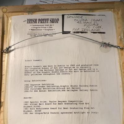 Lot  1140 Five Signed/Numbered/Framed Robert Russel  (1996)