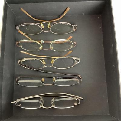 Lot 1141  Five Pair of Reader Style Glasses ( strength unknown )