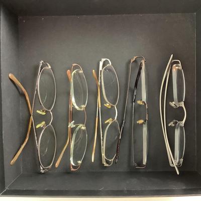 Lot 1141  Five Pair of Reader Style Glasses ( strength unknown )