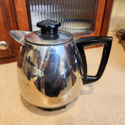 Vintage Saladmaster Jet-O-Matic Model 10 Electric Coffee Percolator