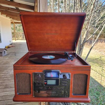 Crosley Director CD Recorder with Casette and Record Player