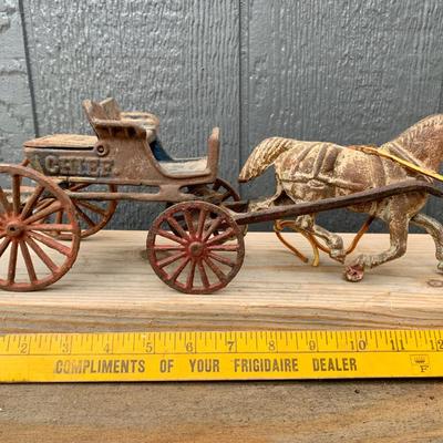 Antique Diecast Fire Department Wagon