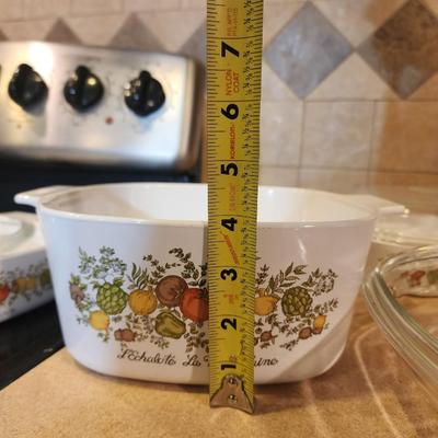 14 pieces vintage Corning Ware "Spice 0 Life"