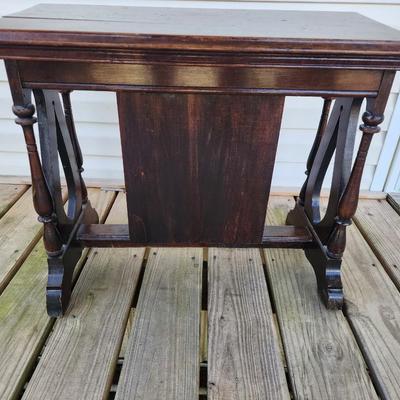 Antique Piano Bench
