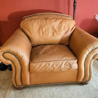 Ethan Allen Leather Chair