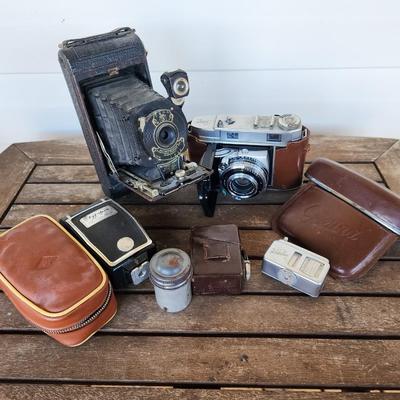 Antique and Vintage Kodak Cameras and Accessories lot