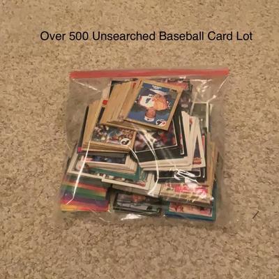 Over 500 Baseball Cards Unknown Unsearched
