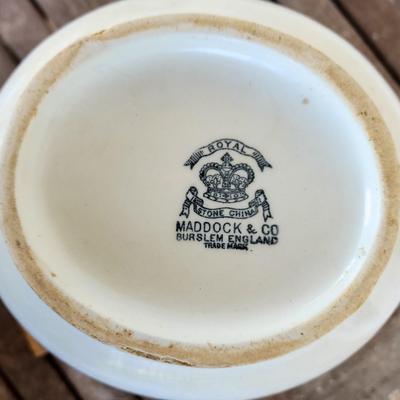 Antique Maddock & Co. Royal Stone China Pitcher