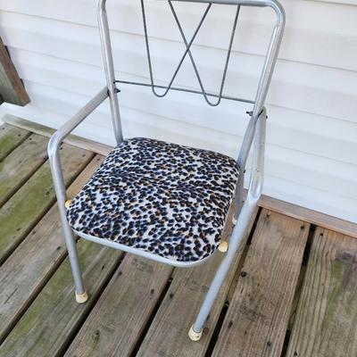 Mid-Century Aluminum Child's Chair
