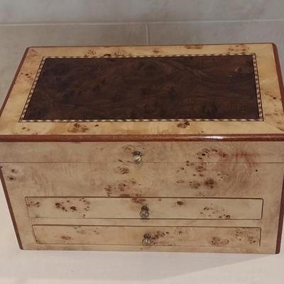 Maple Inlay Jewelry Box