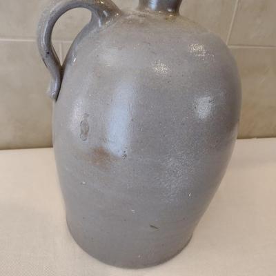 Vintage E. B Taylor Richmond, WV Salt Glaze #2 Pottery Jug