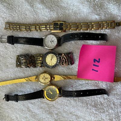 Lot of 5 ladies watches