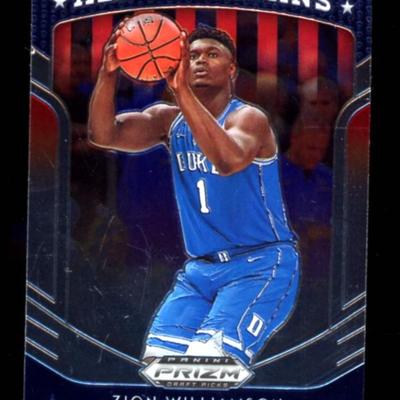 ZION WILLIAMSON ROOKIE CARD