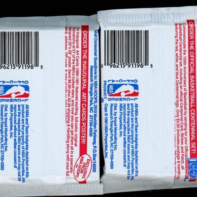 1991-92 NBA HOOPS BASKETBALL UNOPENED PACKS