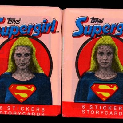 1984 TOPPS SUPERGIRL TRADING CARD PACKS FACTORY SEALED