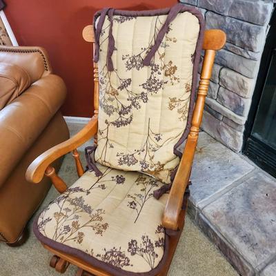 Vintage Glider with Cushion