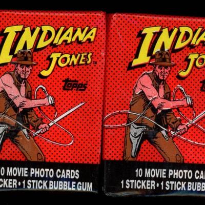 1984 Topps Indiana Jones Trading Card PACKS