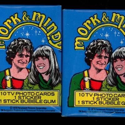 1979 TOPPS MORK AND MINDY TRADING CARD PACKS