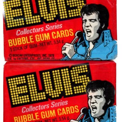 1976 DONRUSS ELVIS TRADING CARD PACKS FACTORY SEALED