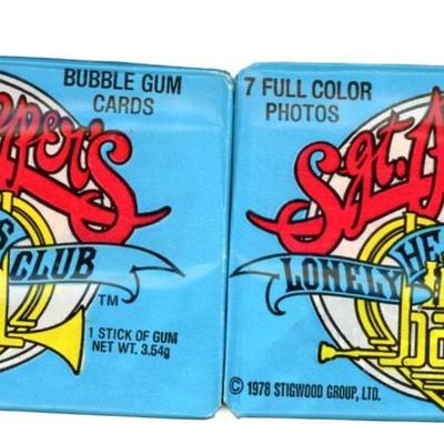 1978 Donruss Sgt Pepper Lonely Heart Band Trading Card Packs ~ Beatles