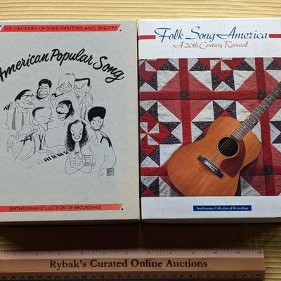 American Popular Song and Folk Song America 4 Cassette Sets