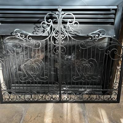 Decorative Fire Place Grate of Wall Metal Decoration 