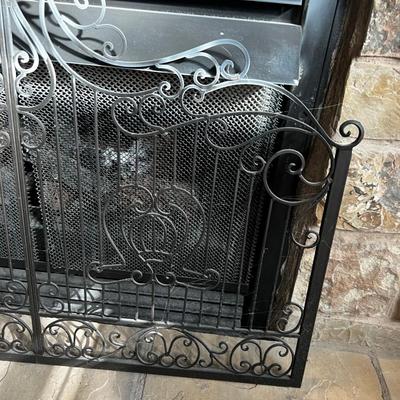 Decorative Fire Place Grate of Wall Metal Decoration 