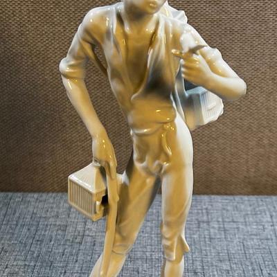 Alka Kuntz Bird Catcher Boy  White 