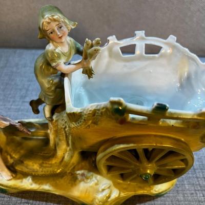 Art Nouveau Conte and Boehme Fish Monger Cart 