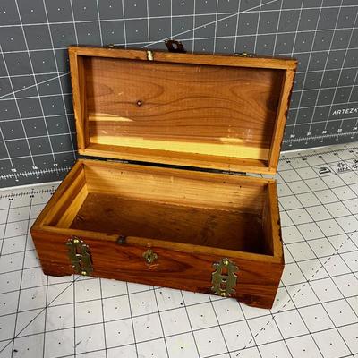 Brass Banded Cedar Box