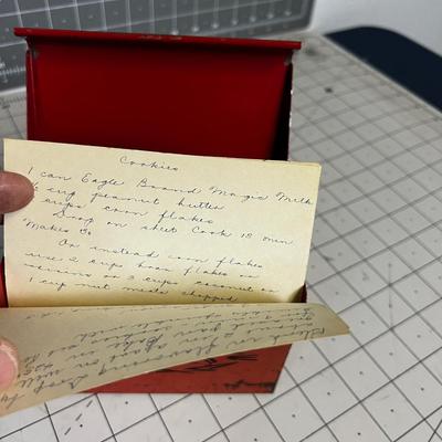 Antique Recipe Box full of Recipes