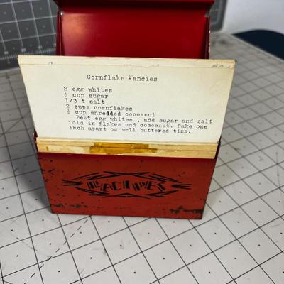 Antique Recipe Box full of Recipes