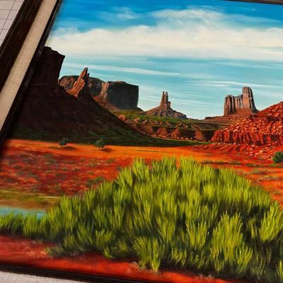 Monument Valley Painting. Oil on Canvas Painting by Anita Norton 2011 