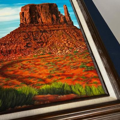 Monument Valley Painting. Oil on Canvas Painting by Anita Norton 2011 